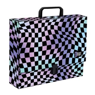 Teczka kartonowa na zatrzask Wavy Cheeboard A4 różne Unipap