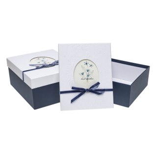 Pudełko na prezent [mm:] 220x275 Rozette (PUG-23258-PR set 2pcs)