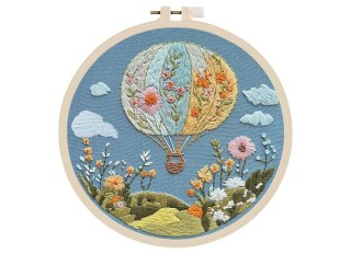 Zestaw kreatywny Craft-Fun Series Zestaw do haftowania - balon nad łąką Titanum (11LC1219)