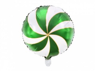 Balon foliowy Cukierek, 35cm, zielony Partydeco (FB107-012)