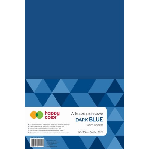Arkusz piankowy kolor: mix 5 ark. Happy Color (HA 7130 2030-33)
