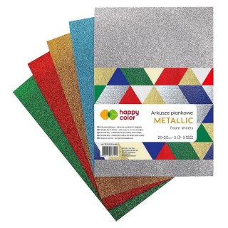Arkusz piankowy kolor: mix 5 ark. Happy Color (HA 7131 2030-MIX)