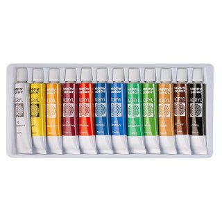 Farba akrylowa Happy Color kolor: mix 12ml Happy Color (HA 7370 0012-K12)