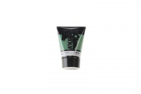 Farba akrylowa Zieleń ciemna kolor: zielony ciemny 100ml Renesans (15)