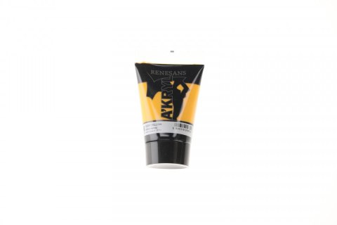 Farba akrylowa Żółta ciemna kolor: żółty ciemny 100ml Renesans (06)