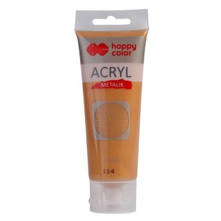 Farba akrylowa głebokie złoto metalik kolor: magenta 75ml Happy Color (HA 7370 0075-114)