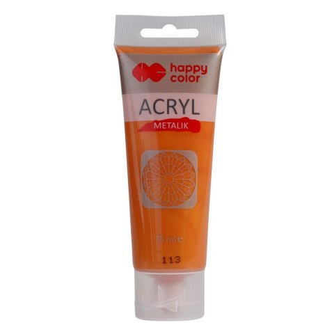 Farba akrylowa miodowe złoto metalik 75ml Happy Color (HA 7370 0075-113)