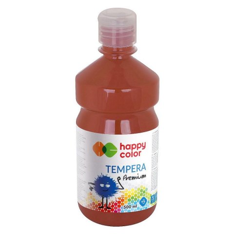 Farba tempera kolor: czekoladowy 500ml Happy Color (HA 3310 0500-75)
