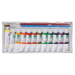 Farby akwarelowe 5ml 12 kolor. Maries (E1325)