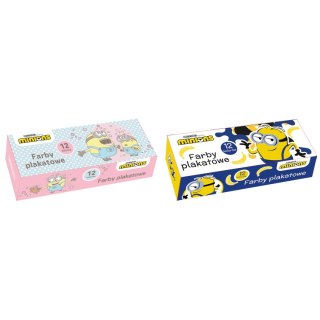 Farby akwarelowe Minionki 20ml 12 kolor. Beniamin