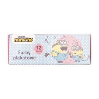 Farby akwarelowe Minionki 20ml 12 kolor. Beniamin