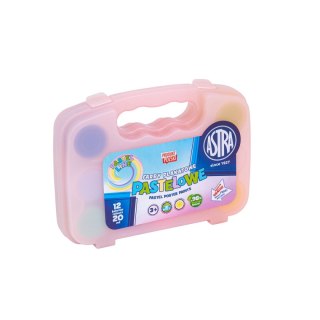 Farby plakatowe walizka pastel kolor: mix 20ml 12 kolor. Astra (301122007)