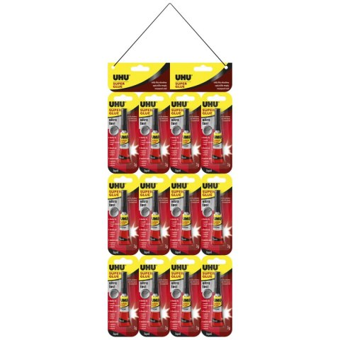 Klej błyskawiczny Super Glue Jumbo 3g UHU (36320)