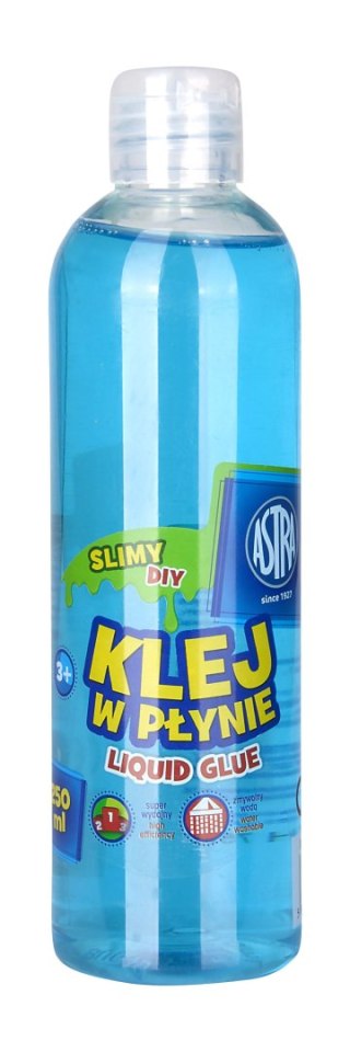 Klej w płynie niebieski 250ml Astra