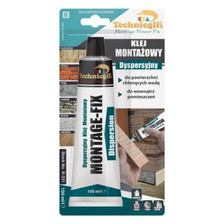 Klej w tubie montażowy dyspersyjny 100ml Technicqll (R-331)