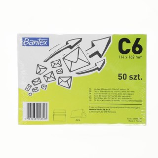 Koperta SK C6 biała Bantex (400089387) 50 sztuk