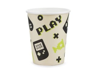 Kubek jednorazowy Gamer papier 220ml Partydeco (KPP76-EU1)