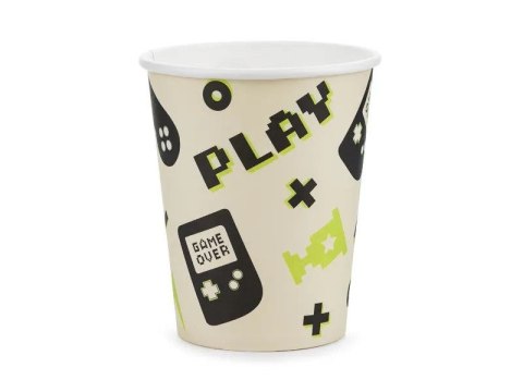 Kubek jednorazowy Gamer papier 220ml Partydeco (KPP76-EU1)