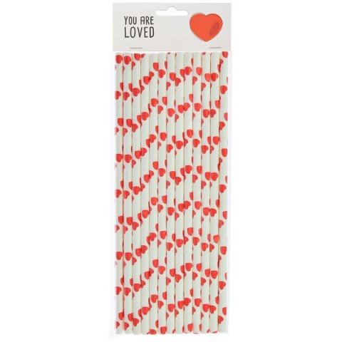 Słomka serduszka 12 szt Arpex (KS8009F)