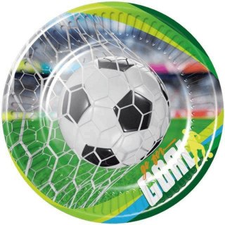 Talerz jednorazowy GOL! 18cm,10szt. papier śr. 180mm 8 szt Arpex (DC3759)