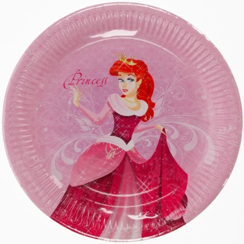 Talerz jednorazowy papier śr. 22mm 8 szt Pol-mak