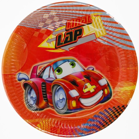 Talerz jednorazowy papier śr. 22mm 8 szt Pol-mak