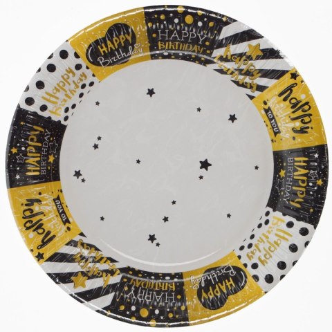 Talerz jednorazowy papier śr. 22mm 8 szt Pol-mak