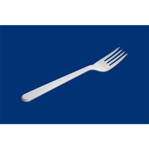 Widelec wielokrotnego użytku BIAŁY wielokrotnego użytku 50 szt (nd)