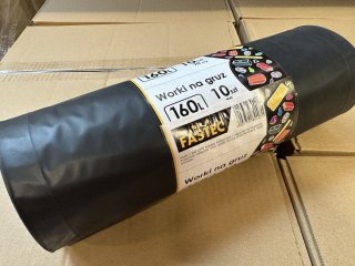 Worki na gruz 160l kolor: czarny 160L 10 szt My Fastec