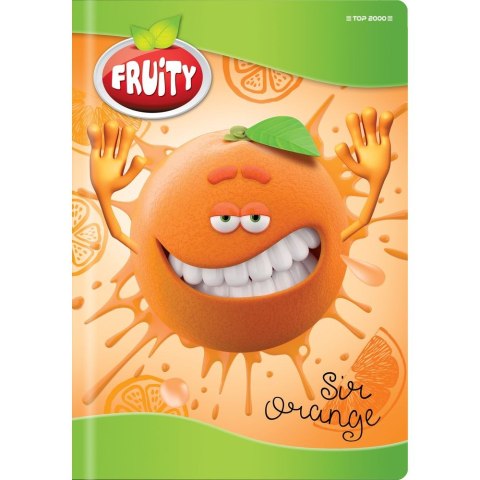 Zeszyt A5 Fruity 16k. 70g gładka Top 2000 (400114097)
