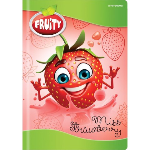 Zeszyt A5 Fruity 16k. 70g gładka Top 2000 (400114097)