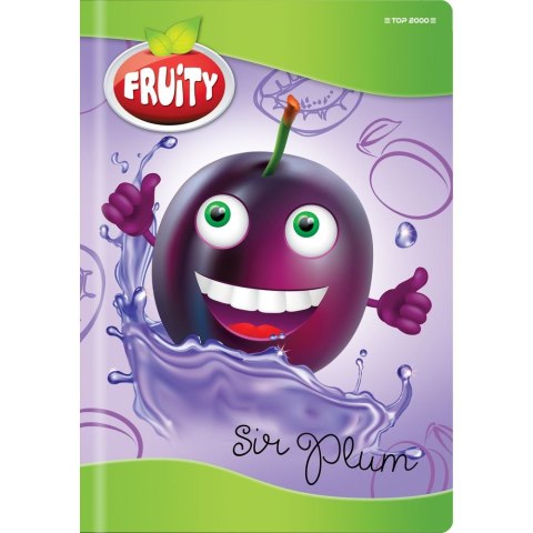 Zeszyt A5 Fruity 16k. 70g gładka Top 2000 (400114097)