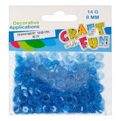 Cekiny niebieskie 8g Craft with Fun (439327)