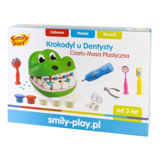 Ciastolina 5 kol. Ciasto-masa krokodyl 250g Smily Play (SP83346)