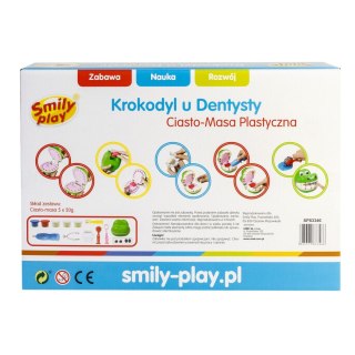 Ciastolina 5 kol. Ciasto-masa krokodyl 250g Smily Play (SP83346)