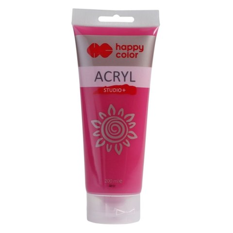 Farba akrylowa kolor: karminowy 200ml Happy Color (HA 7370 0200-28)