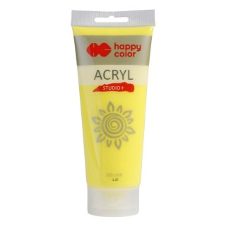 Farba akrylowa kolor: żółta 200ml Happy Color (HA 7370 0200-12)