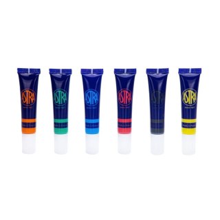 Farba do malowania na szkle Farby do tworzenia naklejek żelowych zest. 6 x 15ml kolor: różne 6ml 6 kolor. Astra (301122015)