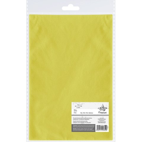 Filc Craft-Fun Series A3 kolor: cytrynowy 5 ark. Titanum (F-20603)