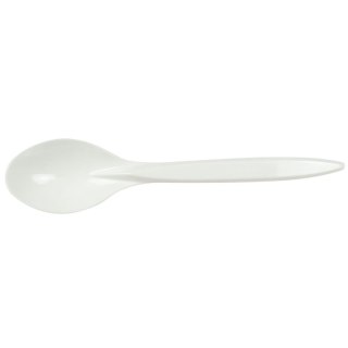 Łyżka wielokrotnego użytku wielorazowa - biała 8 szt Arpex (KW0710)
