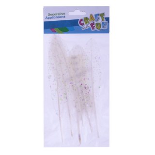 Piórka biały 6 szt Craft with Fun (463669)