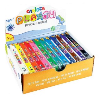 Plastelina 12 kol. Plasty mix 150g Carioca (42712)