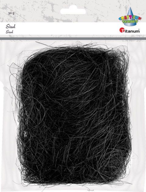 Sizal Craft-Fun Series czarny 30g Titanum (23BR1225-7)