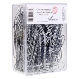 Spinacze okrągły metalowy 100 szt (nd) (VO63174KP100)