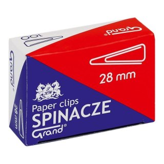 Spinacze trójkątny 28mm 100 szt Grand