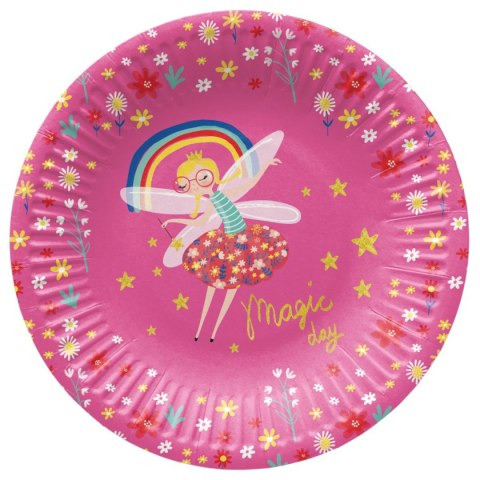 Talerz jednorazowy Fairy Unicorn tektura śr. 180mm 8 szt Paw (PPD8003800)