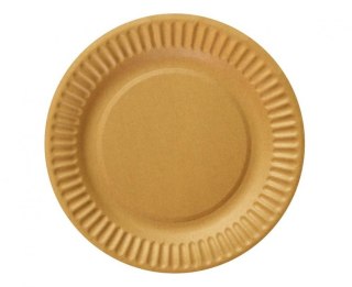 Talerz jednorazowy złoty papier śr. 180mm 6 szt Godan (PF-TPZ6)