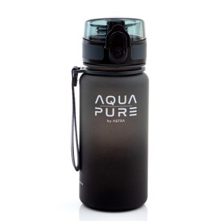 Bidon AQUA PURE by grey/black 400ml Astra (511023005)