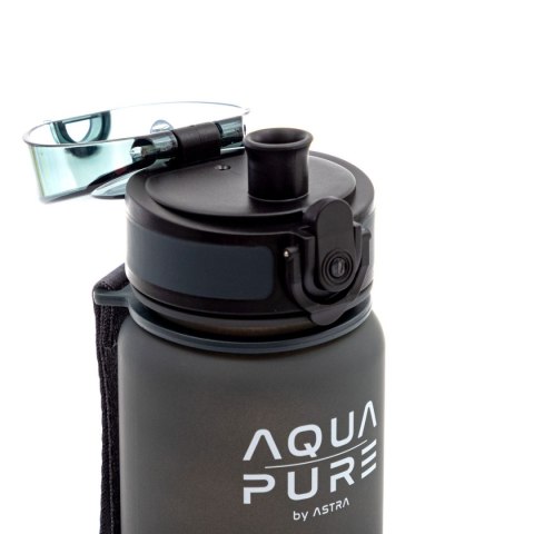 Bidon AQUA PURE by grey/black 400ml Astra (511023005)