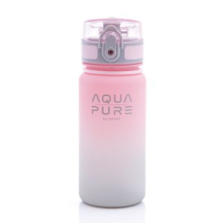 Bidon AQUA PURE by pink/grey 400ml Astra (511023001)